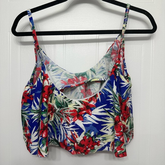 Lord & Taylor Design Lab Floral Flowy Bikini Top - Picture 3 of 10